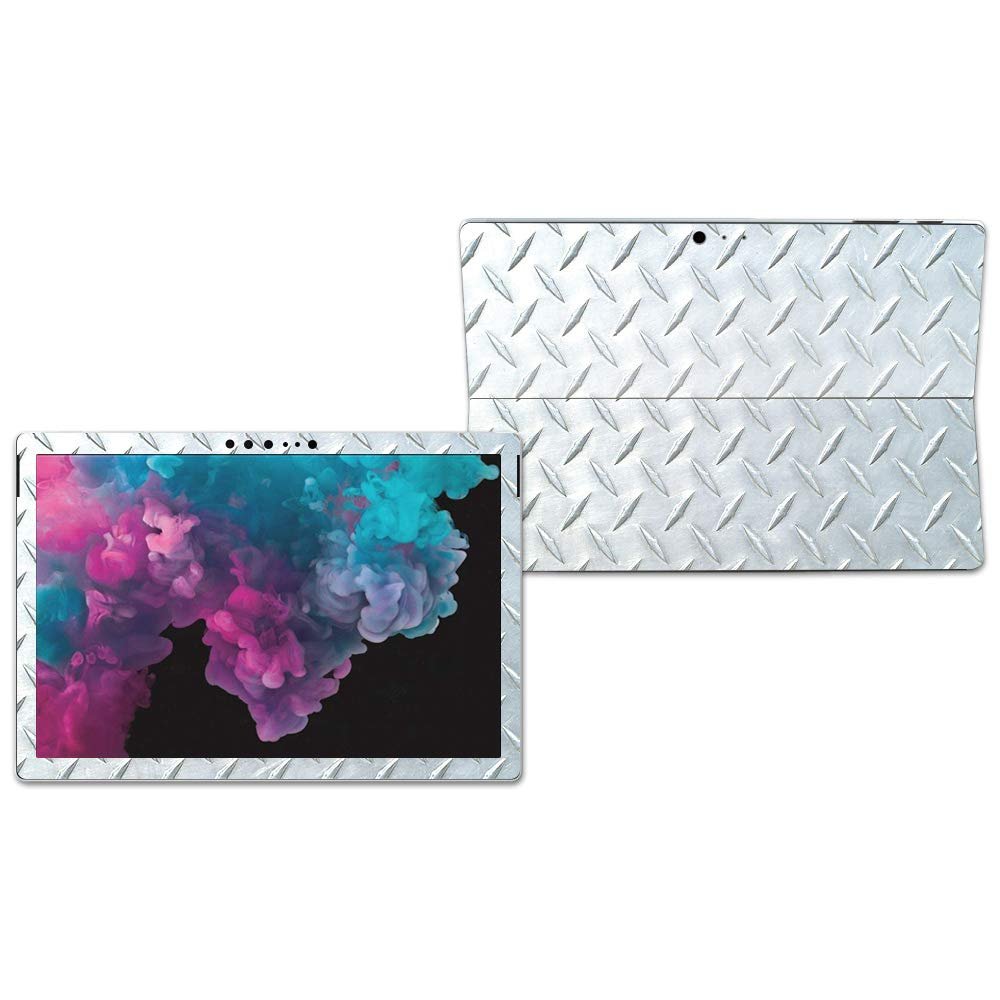MightySkins Skin Compatible with Microsoft Surface Pro 6 Tablet - Diamond Plate | Protective, Durable, and Unique Vinyl Decal wrap Cover | Easy to Apply, Remove, and Change Styles | Made in The USA