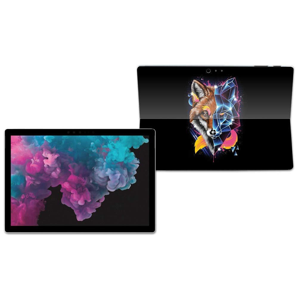 MightySkins Skin Compatible with Microsoft Surface Pro 6 Tablet - Futuristic Fox | Protective, Durable, and Unique Vinyl Decal wrap Cover | Easy to Apply, Remove, and Change Styles | Made in The USA