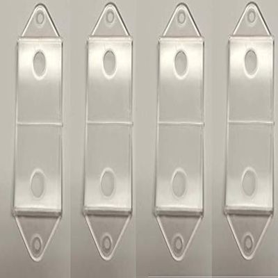 Clear Rocker Switch Plate Cover Guard 4 Pack - Keeps Light Switch ON or Off Protects Your Lights or Circuits from Accidentally Being Turned on or Off.