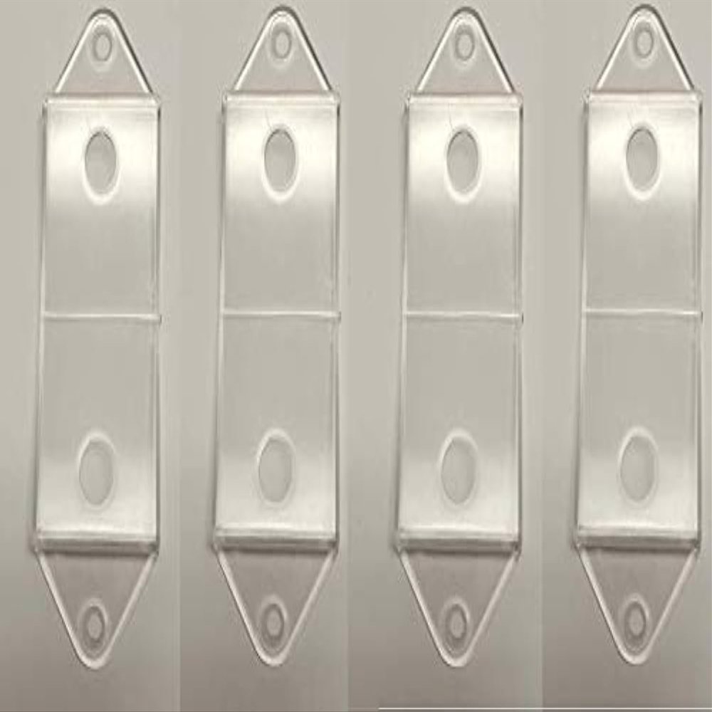 Clear Rocker Switch Plate Cover Guard 4 Pack - Keeps Light Switch ON or Off Protects Your Lights or Circuits from Accidentally Being Turned on or Off.