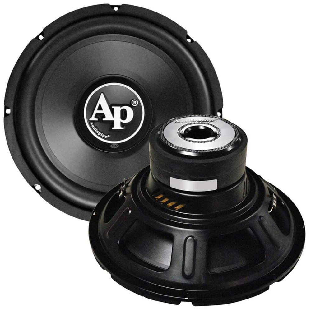 AUDIOPIPE TS-PP2-10-D4 Subwoofer 10-inch Woofer 4 Ohm DVC 250 Watts RMS 800 Watt Max Voice Coil 2 4-Layers Kapton