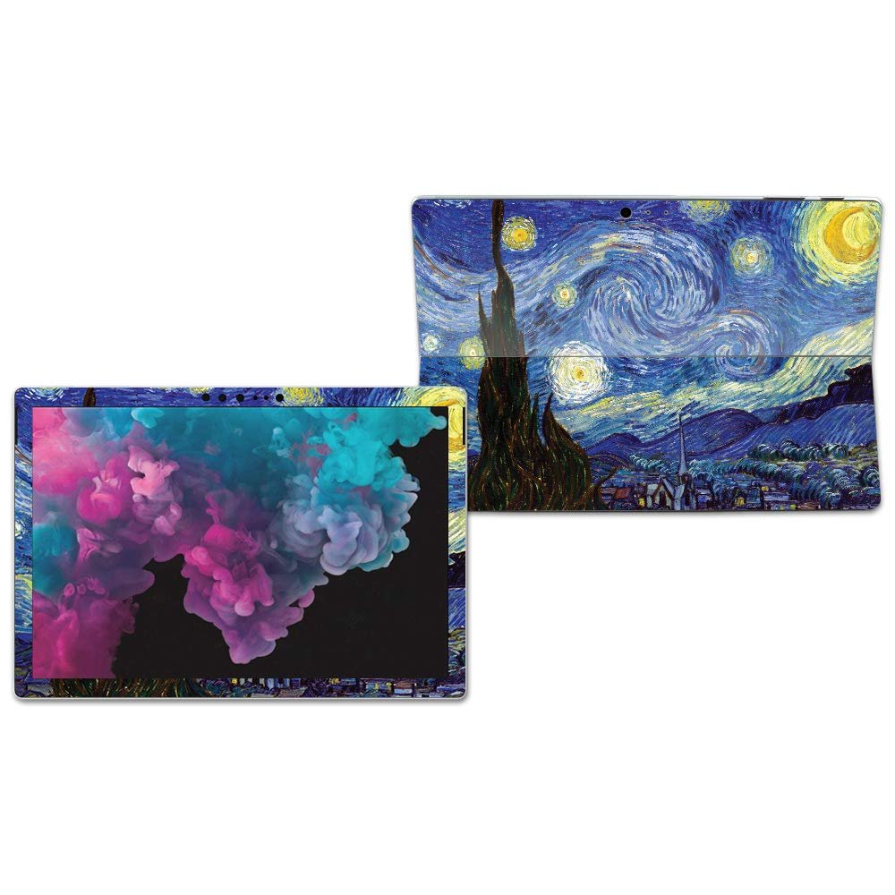 Mightyskins Skin Compatible with Microsoft Surface Pro 6 Tablet - Starry Night | Protective, Durable, and Unique Vinyl Decal Wrap Cover | Easy to Apply, Remove, and Change Styles | Made in The USA