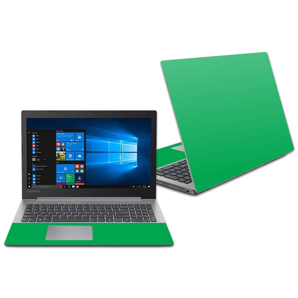 MightySkins Skin Compatible With Lenovo Ideapad 330 14" (2018) - Solid Green | Protective, Durable, and Unique Vinyl Decal wrap cover | Easy To Apply, Remove, and Change Styles | Made in the USA