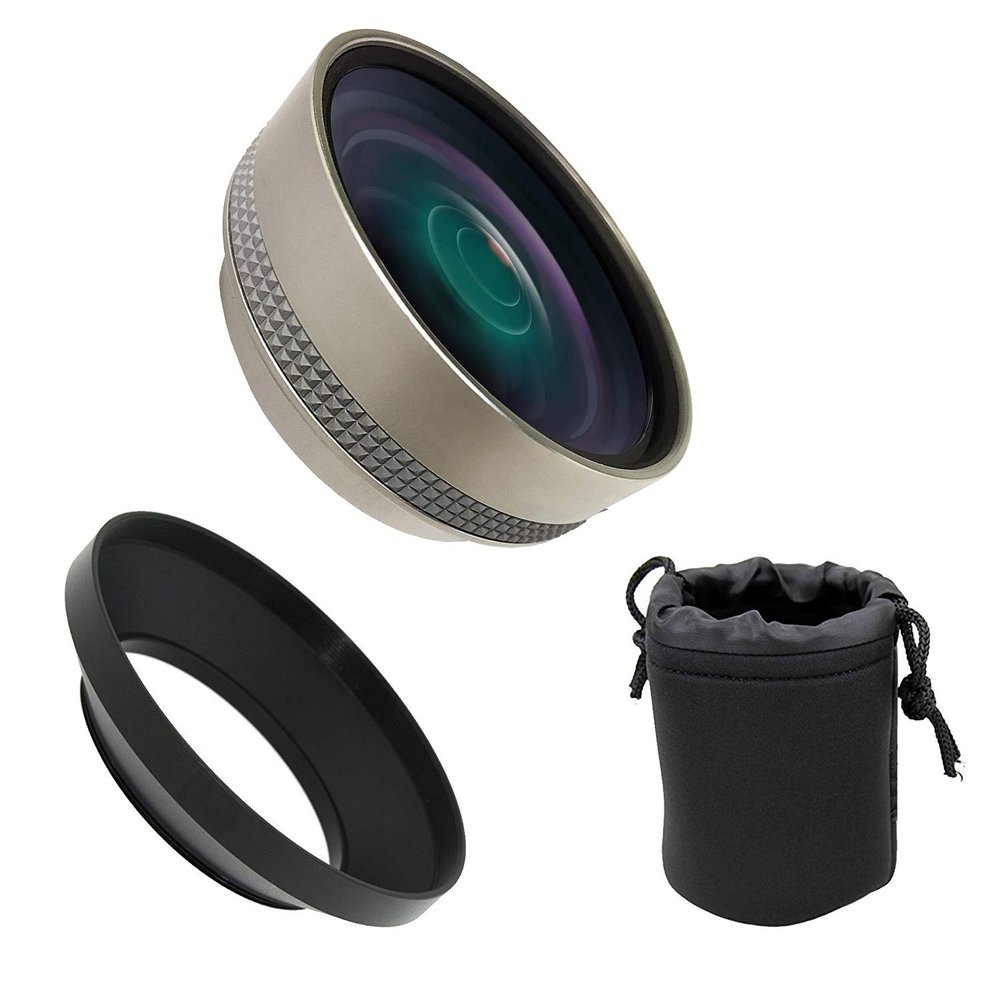 0.5X High Definition Super Wide Angle w/Macro Compatible with Sony Cyber-Shot DSC-RX100 V (Includes Adapters)