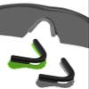 Replacement Nosepieces Nose Pads for Oakley M Frame Series Sunglass - Gray + Green view 1