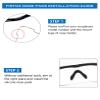 Replacement Nosepieces Nose Pads for Oakley M2 Frame | M2 Frame XL Sunglass - Gray + Blue view 4