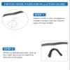 Replacement Nosepieces Nose Pads for Oakley M Frame Series Sunglass - Gray + White view 4