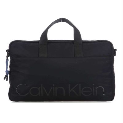 Calvin Klein Trail Slim Laptop Case One Size Black