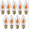 The Dreidel Company 18 Electric Menorah Bulbs, Flickering Flame Shaped Bulbs (Pack of 18) view 3