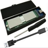 CoreParts M.2 PCIe NVME to USB 3.0 3.1 Enclosure Type M, 42600 (3.1 Enclosure Type M (Not only B) M.2 PCIe/NVME 30mm, 42mm, 60mm, 80mm)