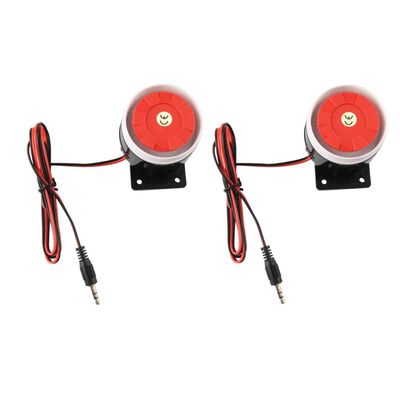 Xnrtop DC12 V 120 db Continuous Sound Decibel Piezo Buzzer IC Alarm Speaker 2 PCS