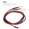 RC LED Light Kits, 2PCS 5mm Headlights RC Accessory LED Lights for 1/10 Model Drift Car Vehicle(9# White Light) view 3