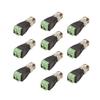 10 Pcs Coax CAT5 Cat6 UTP to BNC Video Balun Connector Male Adapter Coaxial Connector for CCTV Camera DVR view 1
