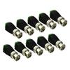 10 Pcs Coax CAT5 Cat6 UTP to BNC Video Balun Connector Male Adapter Coaxial Connector for CCTV Camera DVR view 4