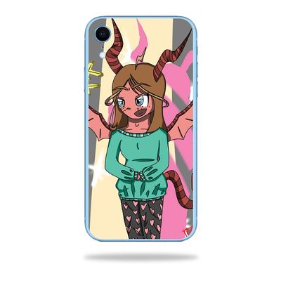 MightySkins Skin Compatible with Apple iPhone XR - Demon Child | Protective, Durable, and Unique Vinyl Decal wrap Cover | Easy to Apply, Remove, and Change Styles | Made in The USA