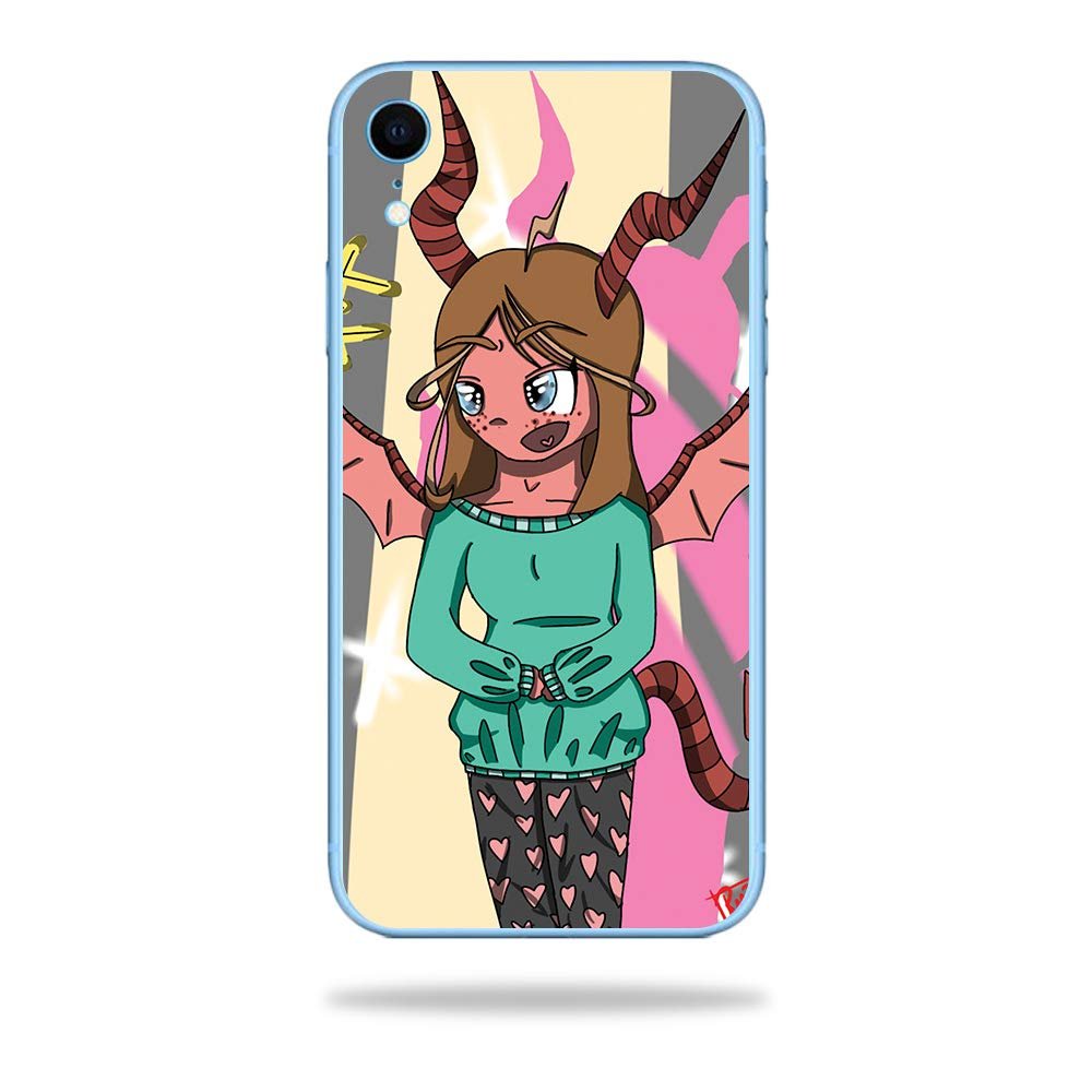 MightySkins Skin Compatible with Apple iPhone XR - Demon Child | Protective, Durable, and Unique Vinyl Decal wrap Cover | Easy to Apply, Remove, and Change Styles | Made in The USA