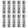 Heschen RT18-32 (RO15) Cylindrical Ceramic Fuse 10x38mm, 6A 500V AC, 100kA gG Class - Fast Acting Replacement for Industrial Control Panels (10 Pack) view 1