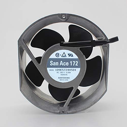 109E5724H504 17251 24V 0.58A 172 * 150 * 51 17CM Inverter Fan 6 Month Warranty 3wire Leading Out