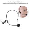 Eboxer Portable Mini 3.5mm Jack Head Mounted Headset Microphone with Flexible Wired Boom for Voice Amplifier Speaker Karaoke Computer view 2