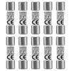 Heschen Lot de 10 fusibles cylindriques en cramique RT18-32 (RO15) 10 x 38 mm 32A 400 V CE TV view 1