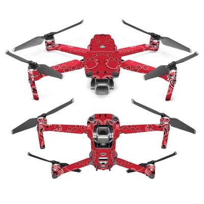 MightySkins Skin Compatible with DJI Mavic 2 Pro or Zoom - Bandana | Protective, Durable, and Unique Vinyl Decal wrap Cover | Easy to Apply, Remove, and Change Styles | Made in The USA