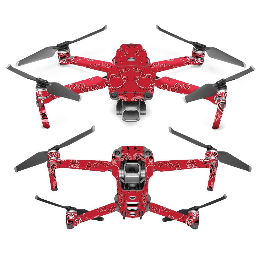 MightySkins Skin Compatible with DJI Mavic 2 Pro or Zoom - Bandana | Protective, Durable, and Unique Vinyl Decal wrap Cover | Easy to Apply, Remove, and Change Styles | Made in The USA