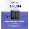 QNAP TR-004 4 Bay USB Type-C Direct Attached Storage (DAS) with hardware RAID (Diskless) view 4