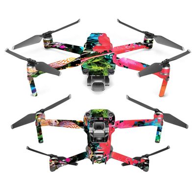 MightySkins Skin Compatible with DJI Mavic 2 Pro or Zoom - Trippy Ocean | Protective, Durable, and Unique Vinyl Decal wrap Cover | Easy to Apply, Remove, and Change Styles | Made in The USA