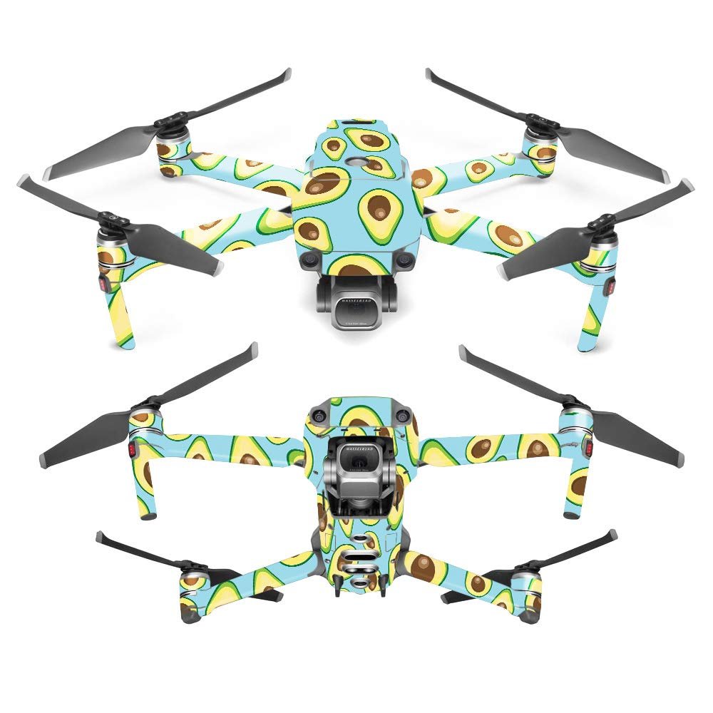 MightySkins Skin Compatible with DJI Mavic 2 Pro or Zoom - Blue Avocados | Protective, Durable, and Unique Vinyl Decal wrap Cover | Easy to Apply, Remove, and Change Styles | Made in The USA