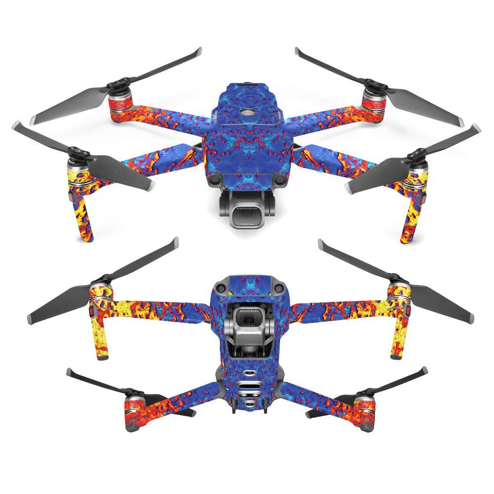 MightySkins Skin Compatible with DJI Mavic 2 Pro or Zoom - Melting | Protective, Durable, and Unique Vinyl Decal wrap Cover | Easy to Apply, Remove, and Change Styles | Made in The USA