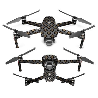 MightySkins Skin Compatible with DJI Mavic 2 Pro or Zoom - Black Wall | Protective, Durable, and Unique Vinyl Decal wrap Cover | Easy to Apply, Remove, and Change Styles | Made in The USA