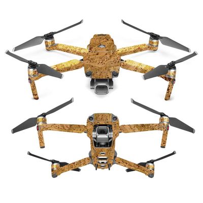 MightySkins Skin Compatible with DJI Mavic 2 Pro or Zoom - Cork | Protective, Durable, and Unique Vinyl Decal wrap Cover | Easy to Apply, Remove, and Change Styles | Made in The USA