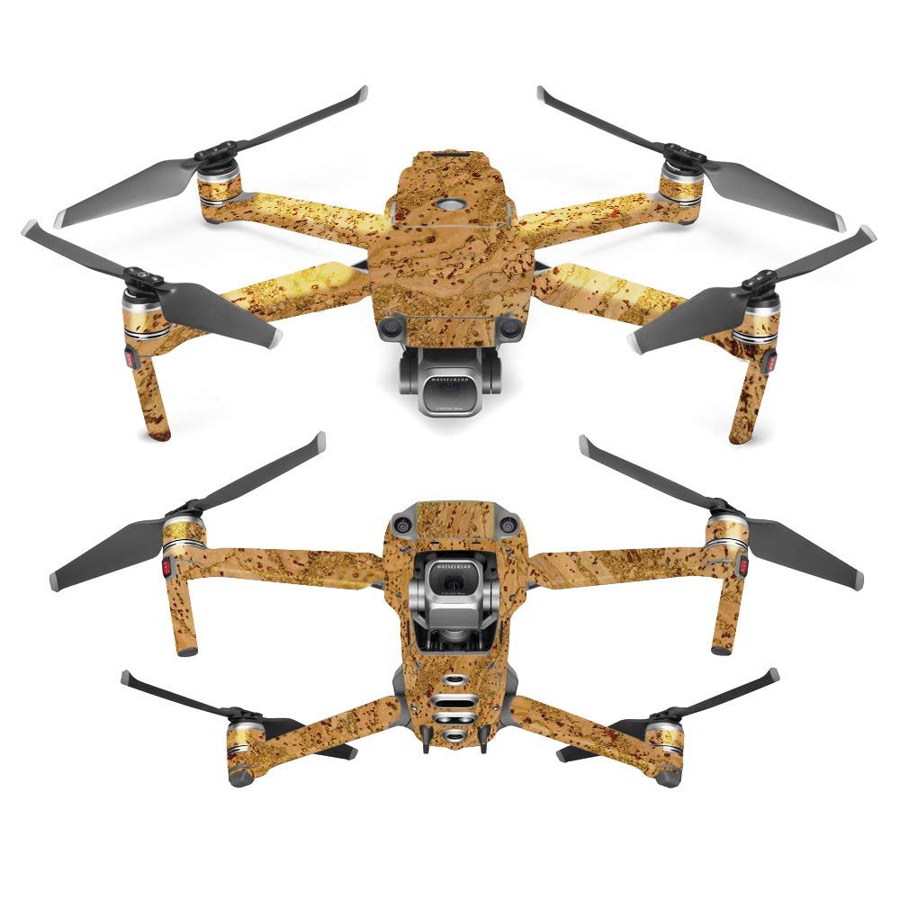 MightySkins Skin Compatible with DJI Mavic 2 Pro or Zoom - Cork | Protective, Durable, and Unique Vinyl Decal wrap Cover | Easy to Apply, Remove, and Change Styles | Made in The USA