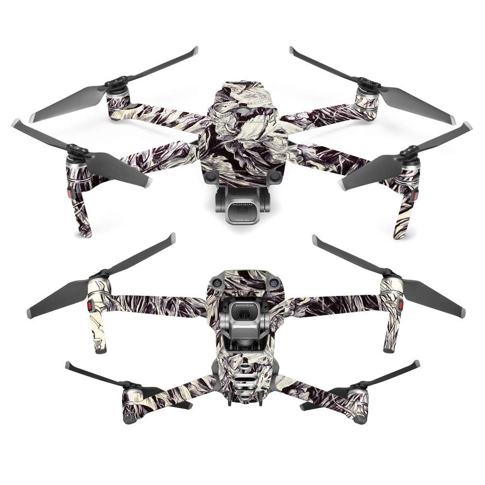 MightySkins Skin Compatible with DJI Mavic 2 Pro or Zoom - Nest Sketch | Protective, Durable, and Unique Vinyl Decal wrap Cover | Easy to Apply, Remove, and Change Styles | Made in The USA