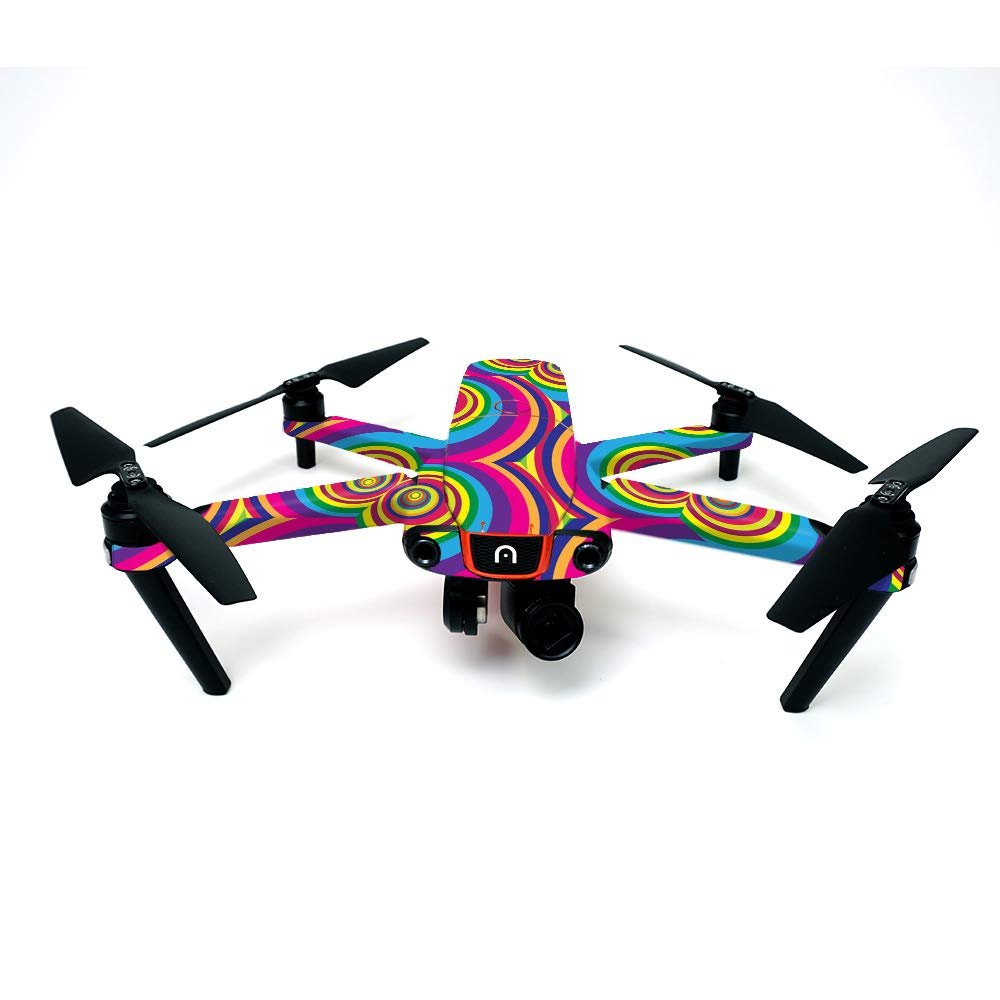 MightySkins Skin Compatible with Autel Robotics Evo - Groovy 60s | Protective, Durable, and Unique Vinyl Decal wrap Cover | Easy to Apply, Remove, and Change Styles | Made in The USA