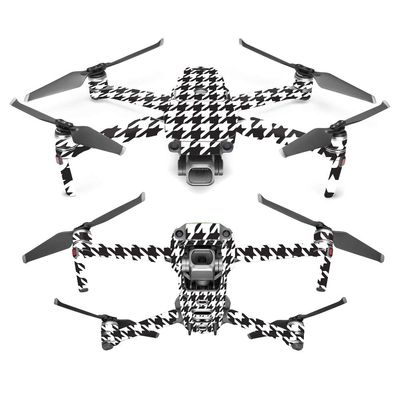 MightySkins Skin Compatible with DJI Mavic 2 Pro or Zoom - Houndstooth | Protective, Durable, and Unique Vinyl Decal wrap Cover | Easy to Apply, Remove, and Change Styles | Made in The USA