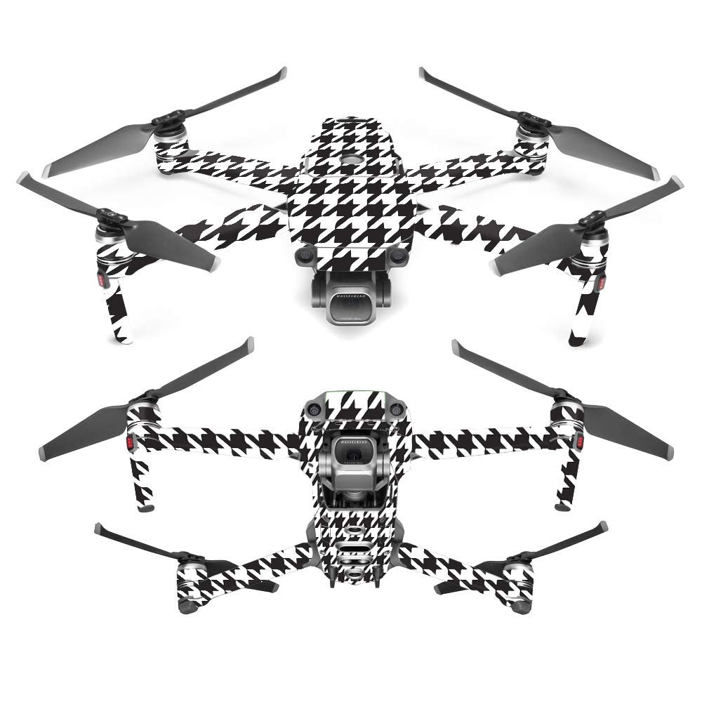 MightySkins Skin Compatible with DJI Mavic 2 Pro or Zoom - Houndstooth | Protective, Durable, and Unique Vinyl Decal wrap Cover | Easy to Apply, Remove, and Change Styles | Made in The USA