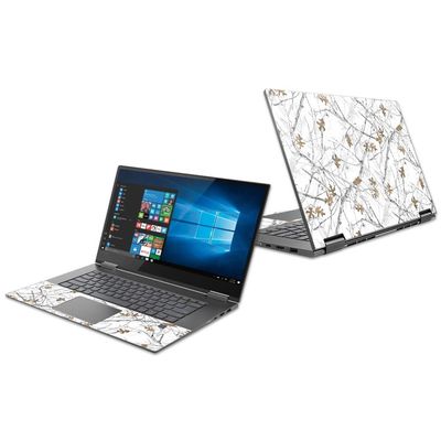 MightySkins Skin Compatible with Lenovo Yoga 730 15" (2018) - Conceal Snow | Protective, Durable, and Unique Vinyl Decal wrap Cover | Easy to Apply, Remove, and Change Styles | Made in The USA