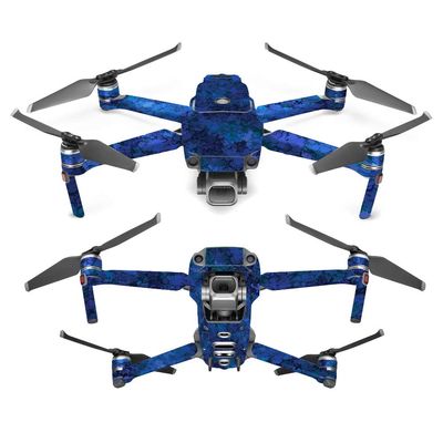 MightySkins Skin Compatible with DJI Mavic 2 Pro or Zoom - Blue Ice | Protective, Durable, and Unique Vinyl Decal wrap Cover | Easy to Apply, Remove, and Change Styles | Made in The USA