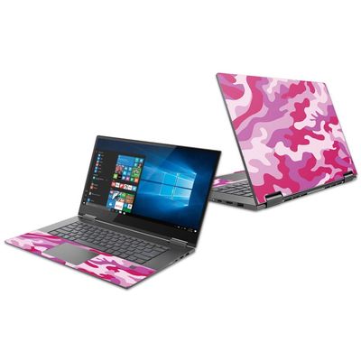 MightySkins Skin Compatible with Lenovo Yoga 730 15" (2018) - Pink Camo | Protective, Durable, and Unique Vinyl Decal wrap Cover | Easy to Apply, Remove, and Change Styles | Made in The USA