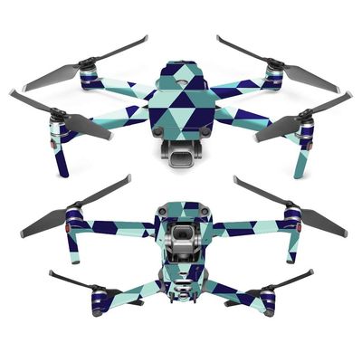 MightySkins Skin Compatible with DJI Mavic 2 Pro or Zoom - Geo Tile | Protective, Durable, and Unique Vinyl Decal wrap Cover | Easy to Apply, Remove, and Change Styles | Made in The USA