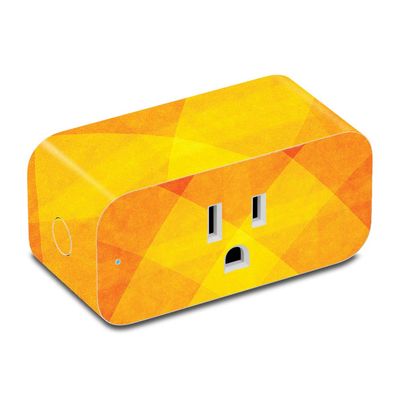 MightySkins Skin Compatible with Amazon Smart Plug - Orange Texture | Protective, Durable, and Unique Vinyl Decal wrap Cover | Easy to Apply, Remove, and Change Styles | Made in The USA