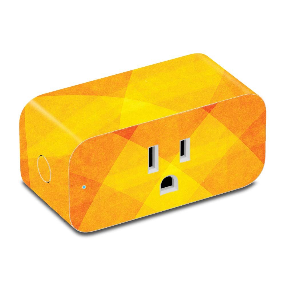 MightySkins Skin Compatible with Amazon Smart Plug - Orange Texture | Protective, Durable, and Unique Vinyl Decal wrap Cover | Easy to Apply, Remove, and Change Styles | Made in The USA