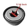 Quadrapoint Hub Cap Compatible with Popular Red Wagon Brand Plastic & Folding Wagons 7/16" Black (NOT for Wood or Steel Wagons) view 2