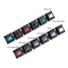 YMDK Wholesales Authentic Cherry mx Switch 3 pin Mechanical Keyboard Brown Blue red White Clear Silver Switches (88 pcs, Black 3 pin) view 3