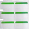 Brady Color Polyester Label - Lab Identification Labels - Compatible with i5100, i7100, IP and PR Plus Label Printer - 1 in. Width, 0.375 in. Height - Green view 2