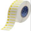 Brady THT-250-494-YL Color Polyester Labels 0.5 in H X 1 in W White/Yellow, Roll of 3000 Labels Compatible with Brady IP, i5100, i7100 Printers view 1
