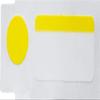 Brady THT-250-494-YL Color Polyester Labels 0.5 in H X 1 in W White/Yellow, Roll of 3000 Labels Compatible with Brady IP, i5100, i7100 Printers view 2