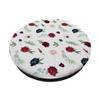 Navy and Burgundy Flowers Fall Floral Repeating Pattern PopSockets Adhesive PopGrip view 2