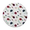 Navy and Burgundy Flowers Fall Floral Repeating Pattern PopSockets Adhesive PopGrip view 3